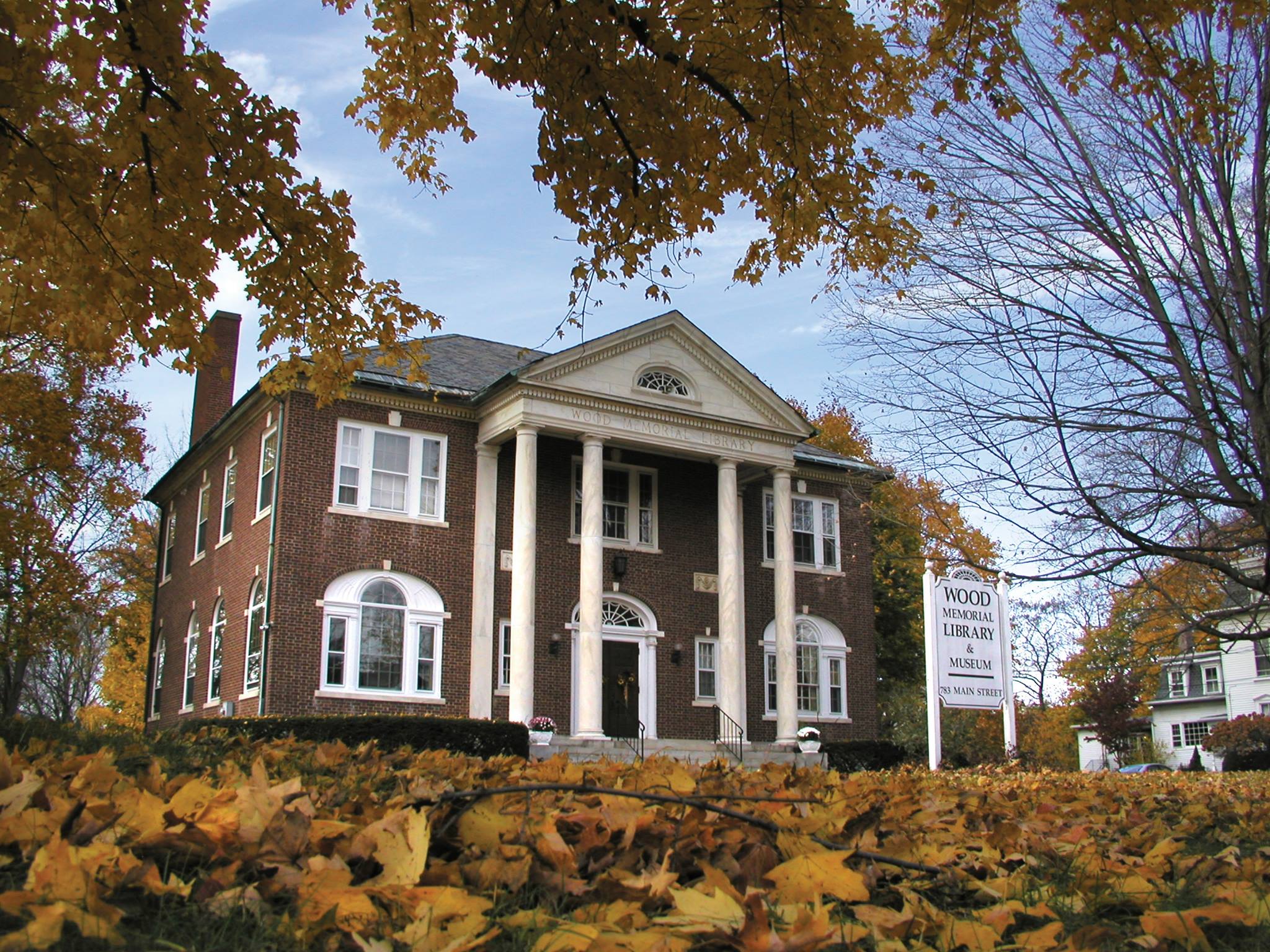 Wood Memorial Library Museum Visit Ct