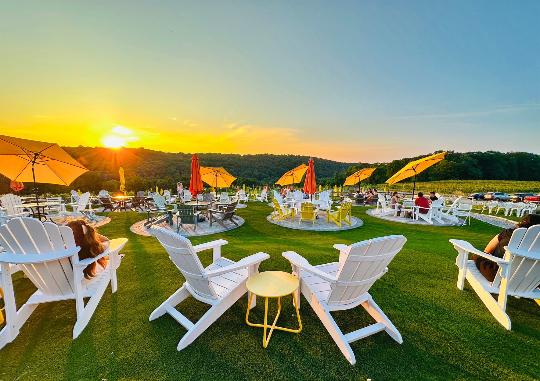 Summer Sunsets at Aquila's Nest Vineyards