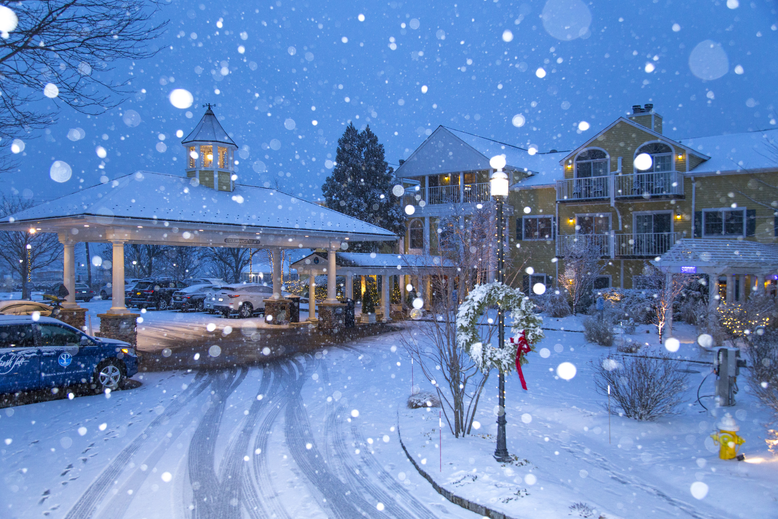 Saybrook Point en invierno