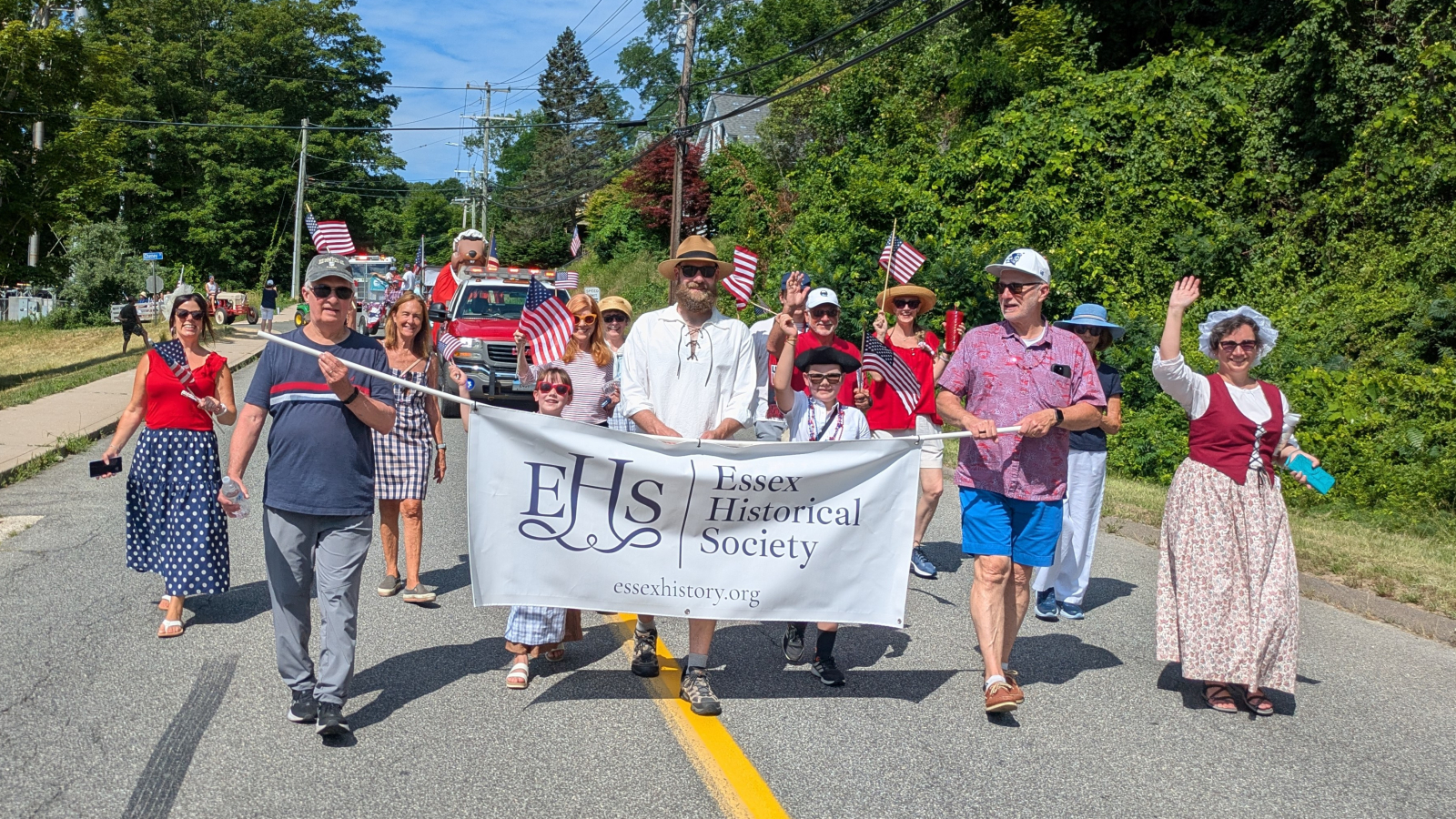 EHS Team during 4th of July Parade