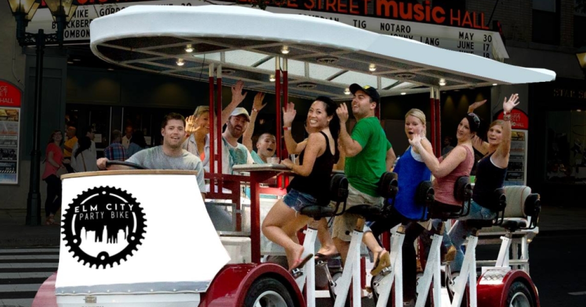 Elm City Party Bike CTvisit