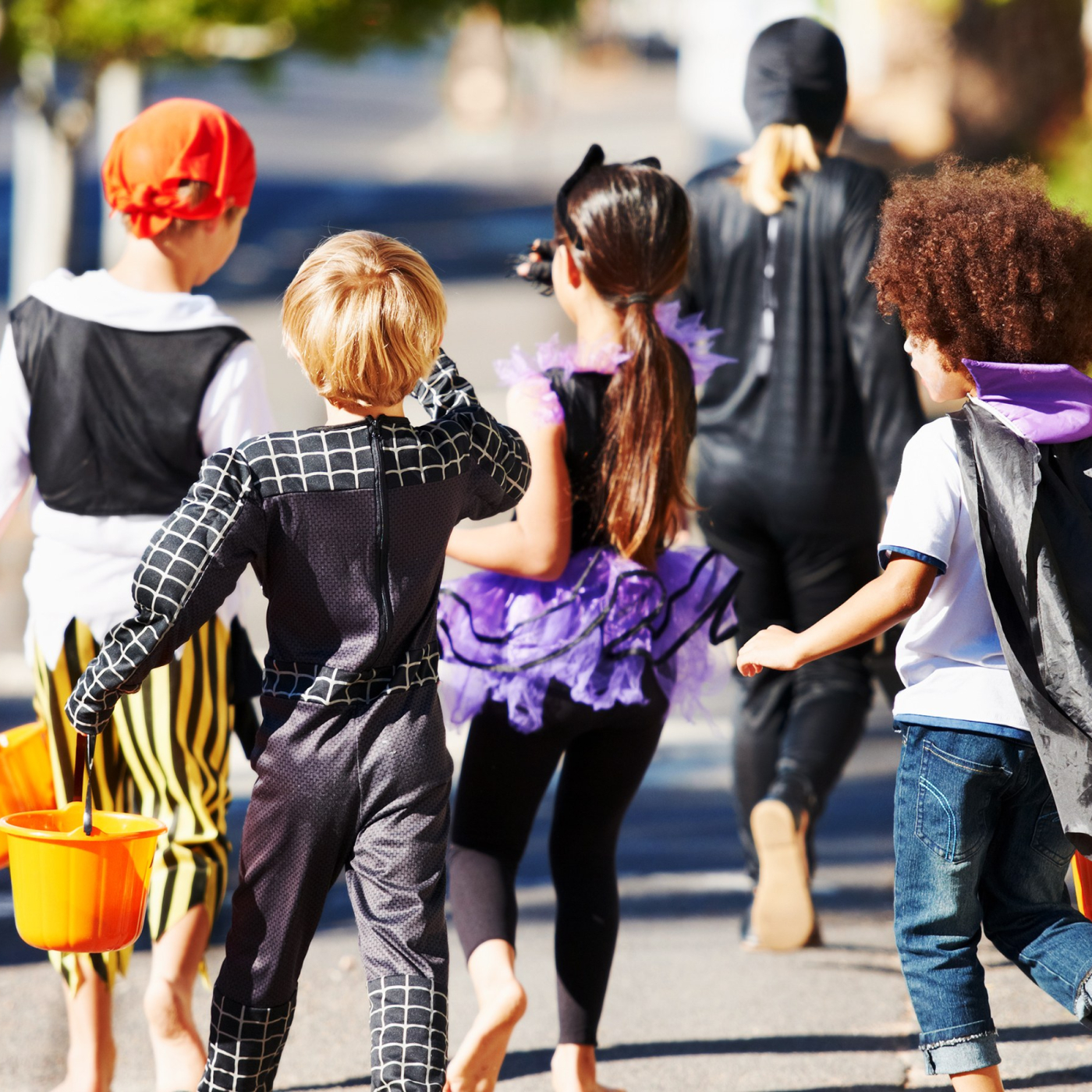Children in Halloween Costumes