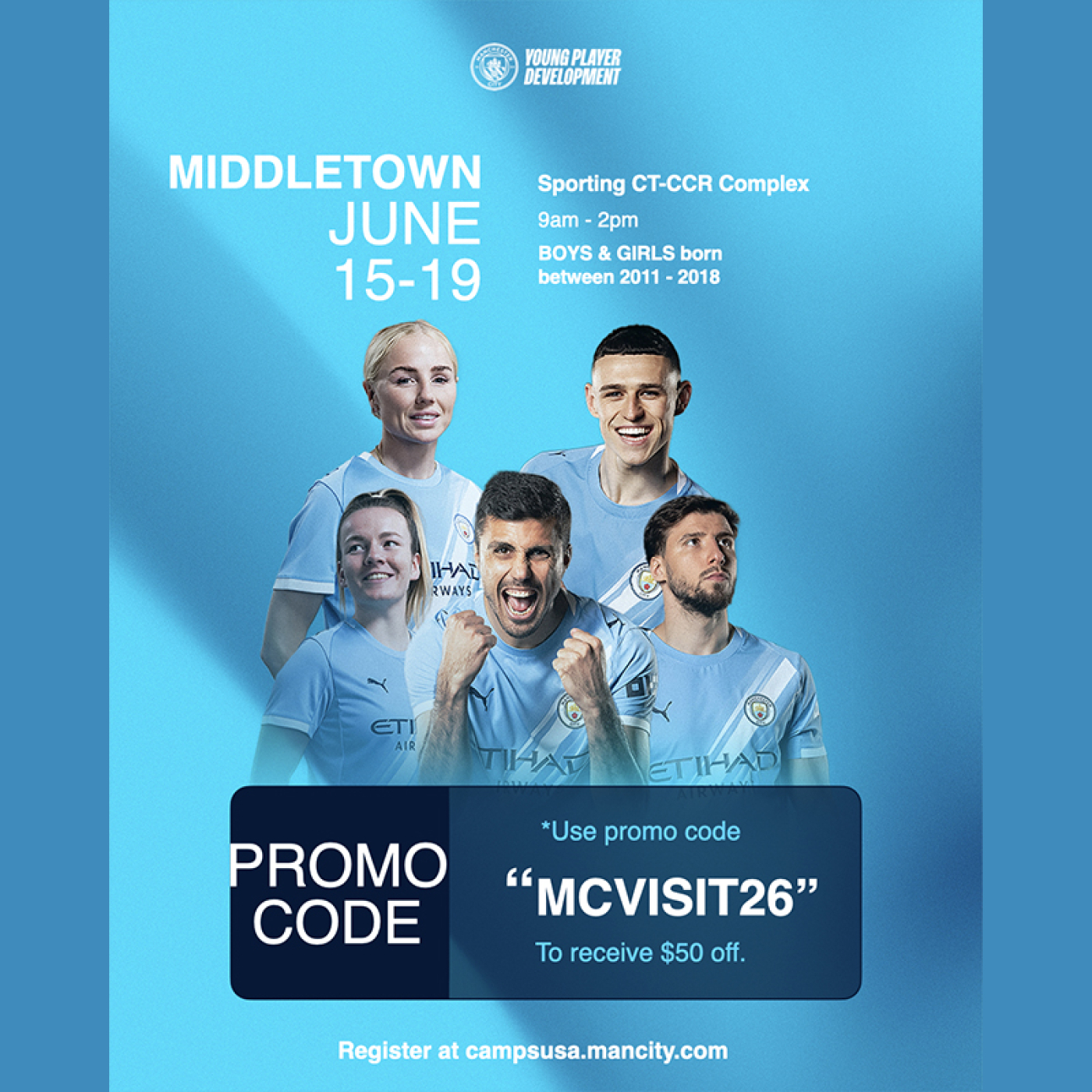 Man City Camp Middletown 2026