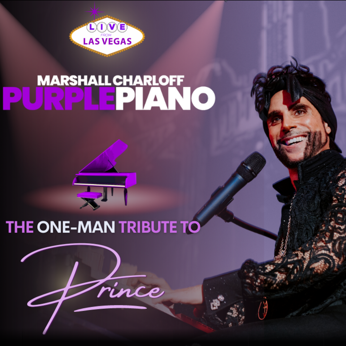 PURPLE PIANO – The One-Man Tribute To Prince