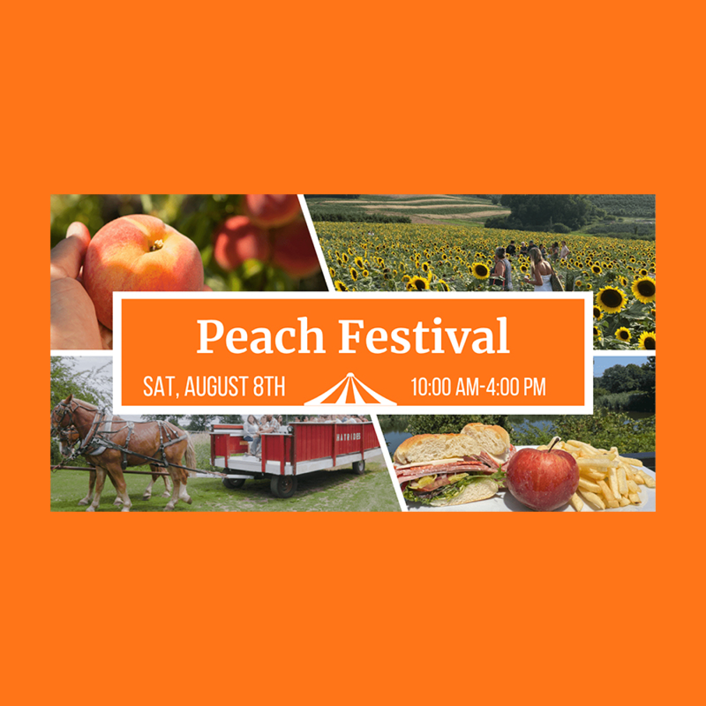 Peach Festival, Lyman Orchards, August 8, 2026