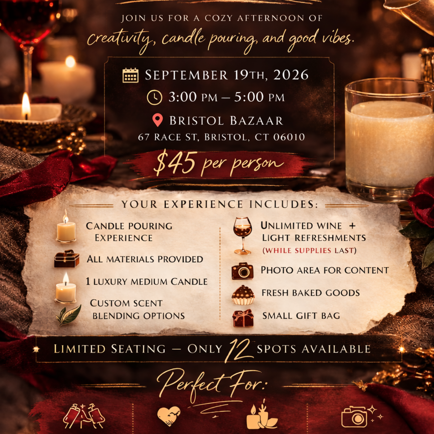 Cozy Candle Experience with Leyshla's Luxe Shop
