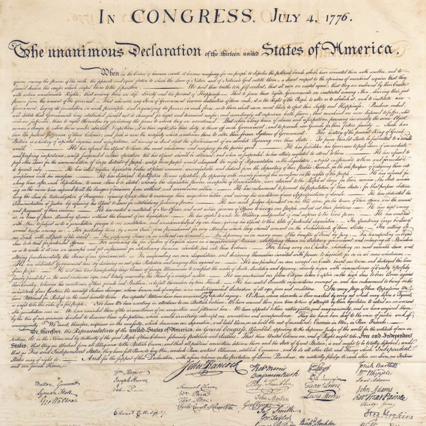 The Declaration of Independence at 250