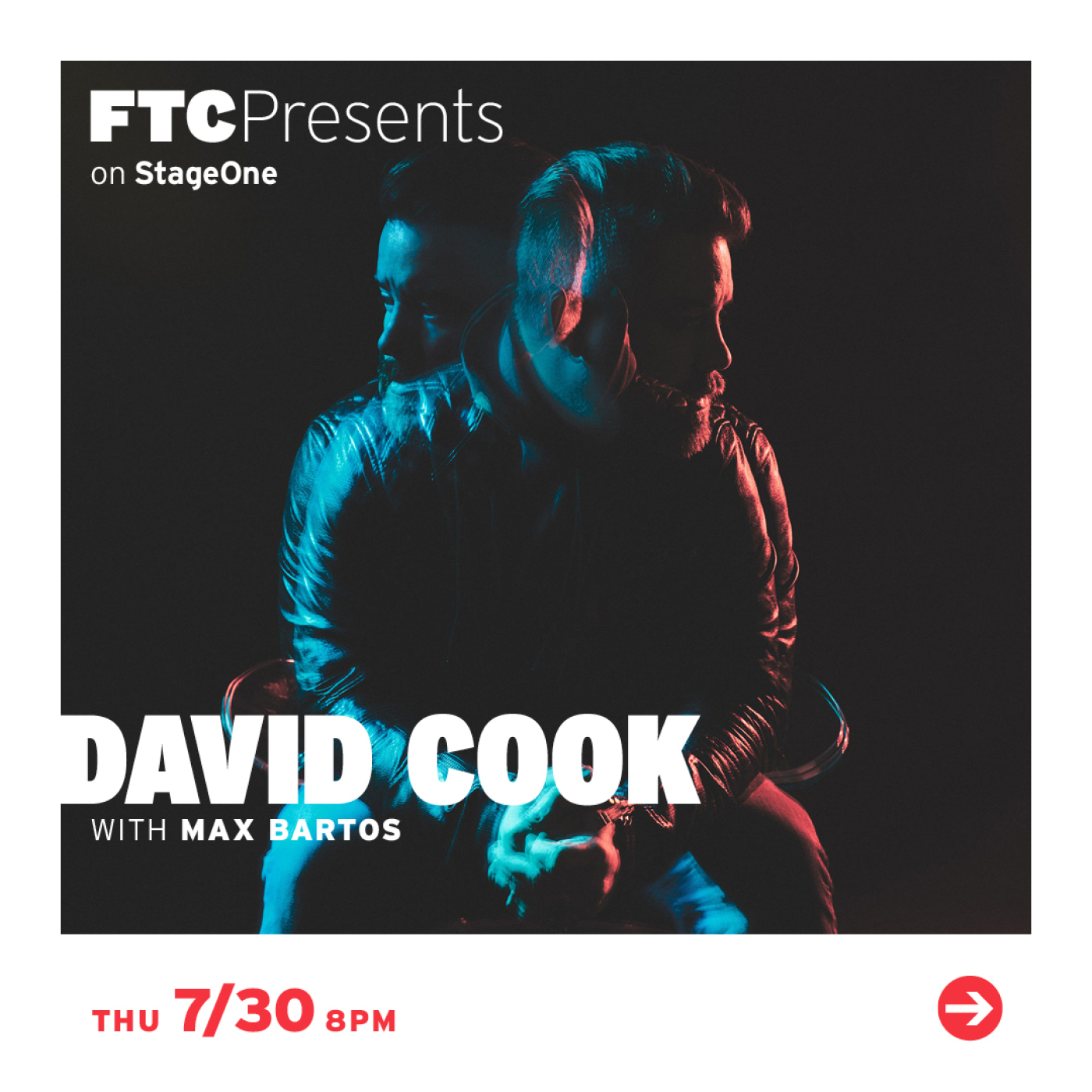 David Cook W/ Max Bartos
