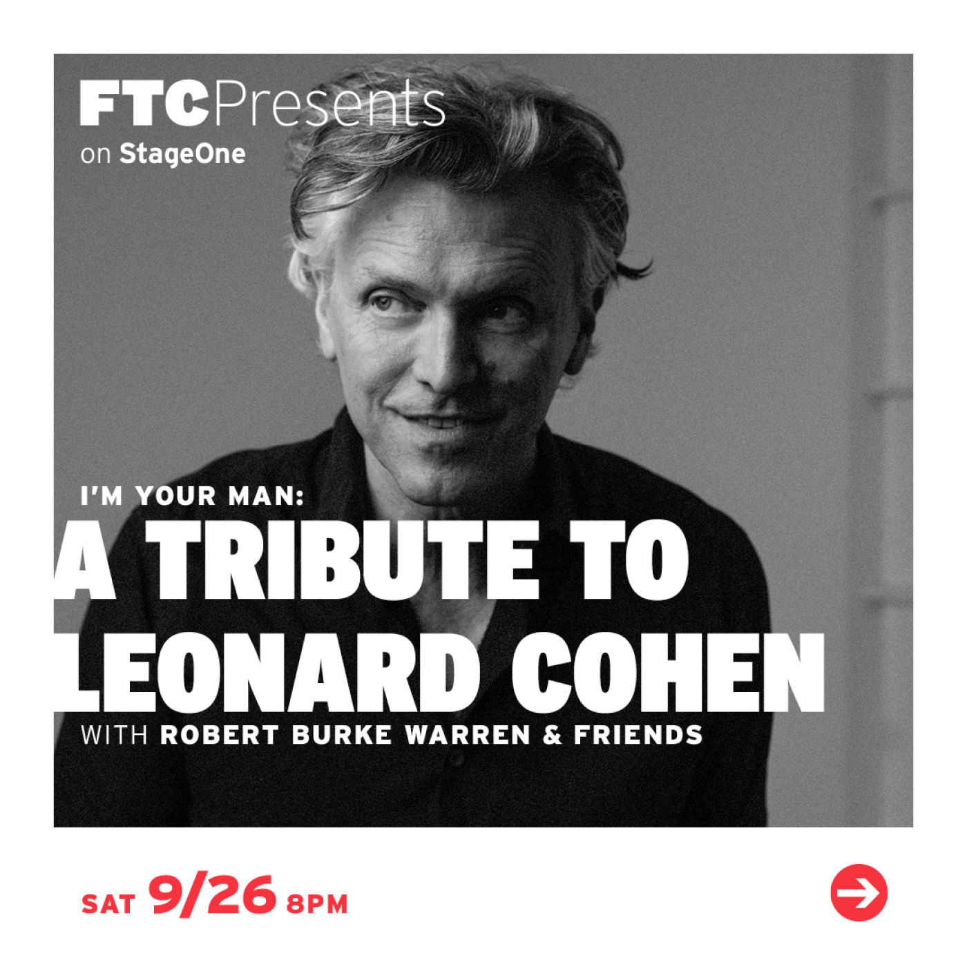 I'M YOUR MAN: A Tribute to Leonard Cohen with Robert Burke Warren & Friends