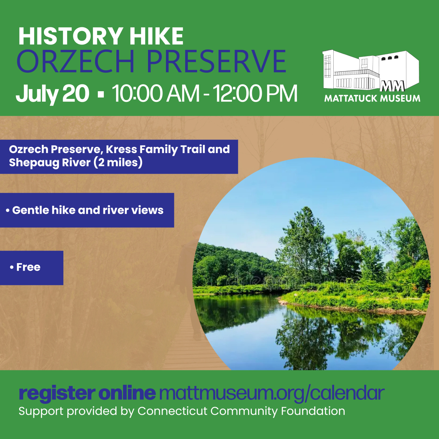 history hike july 20 10 am to 12pm