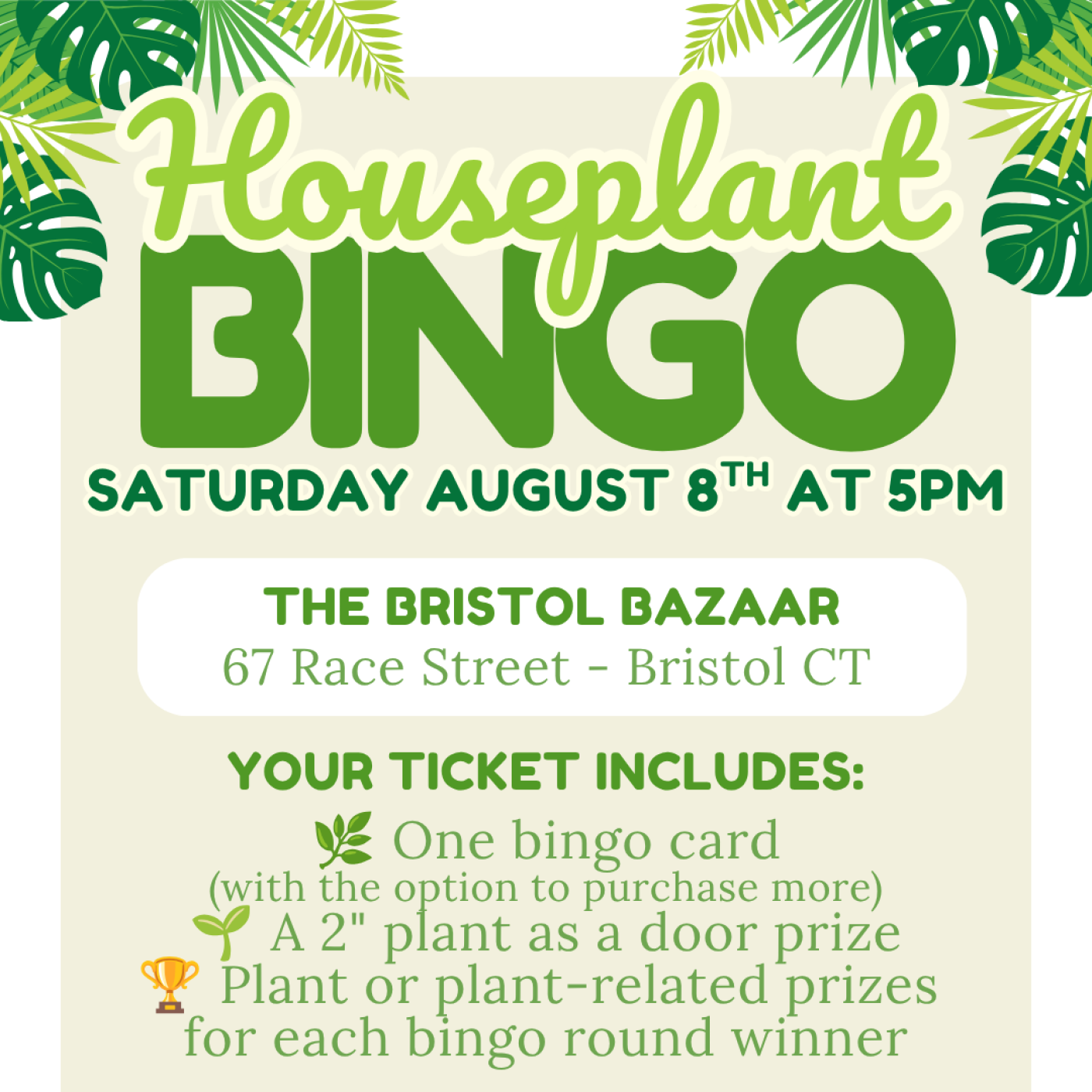 Houseplant Bingo