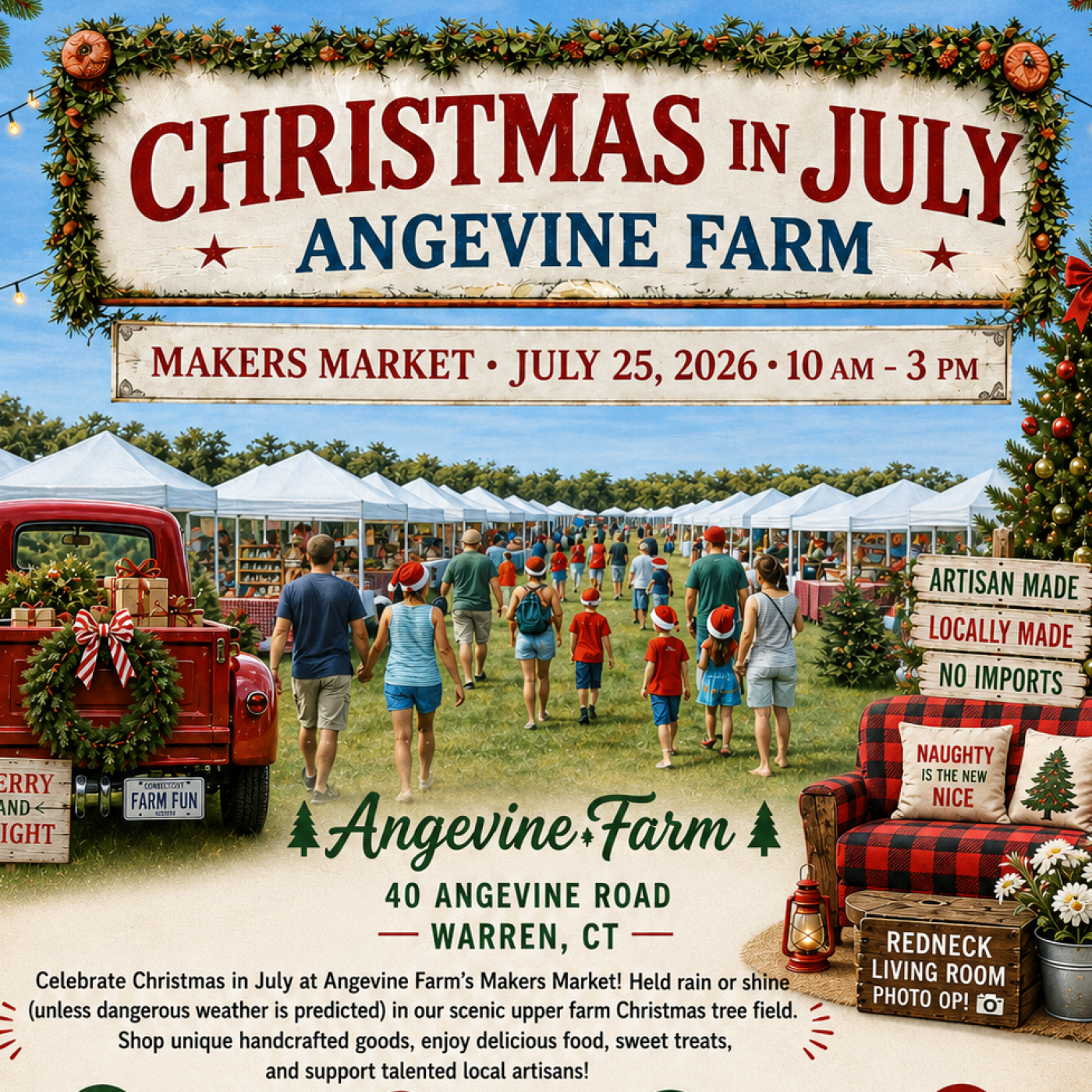 Christmas in July Flyer