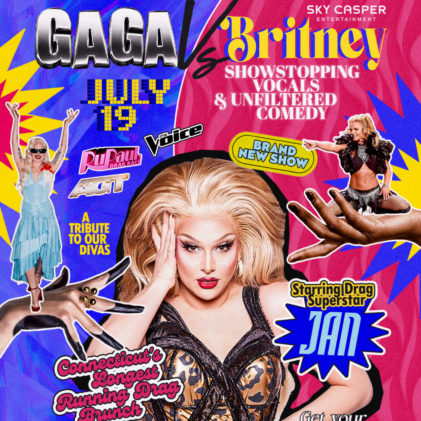Gaga Vs Britney Drag Brunch New London