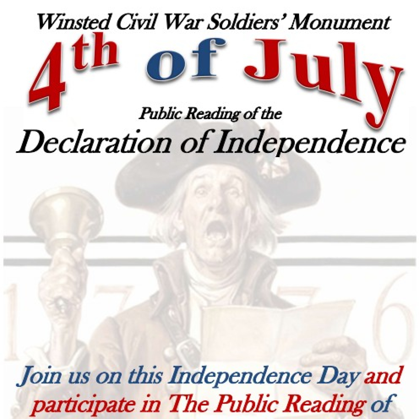Winsted Soldiers' Monument 4th of July 2026