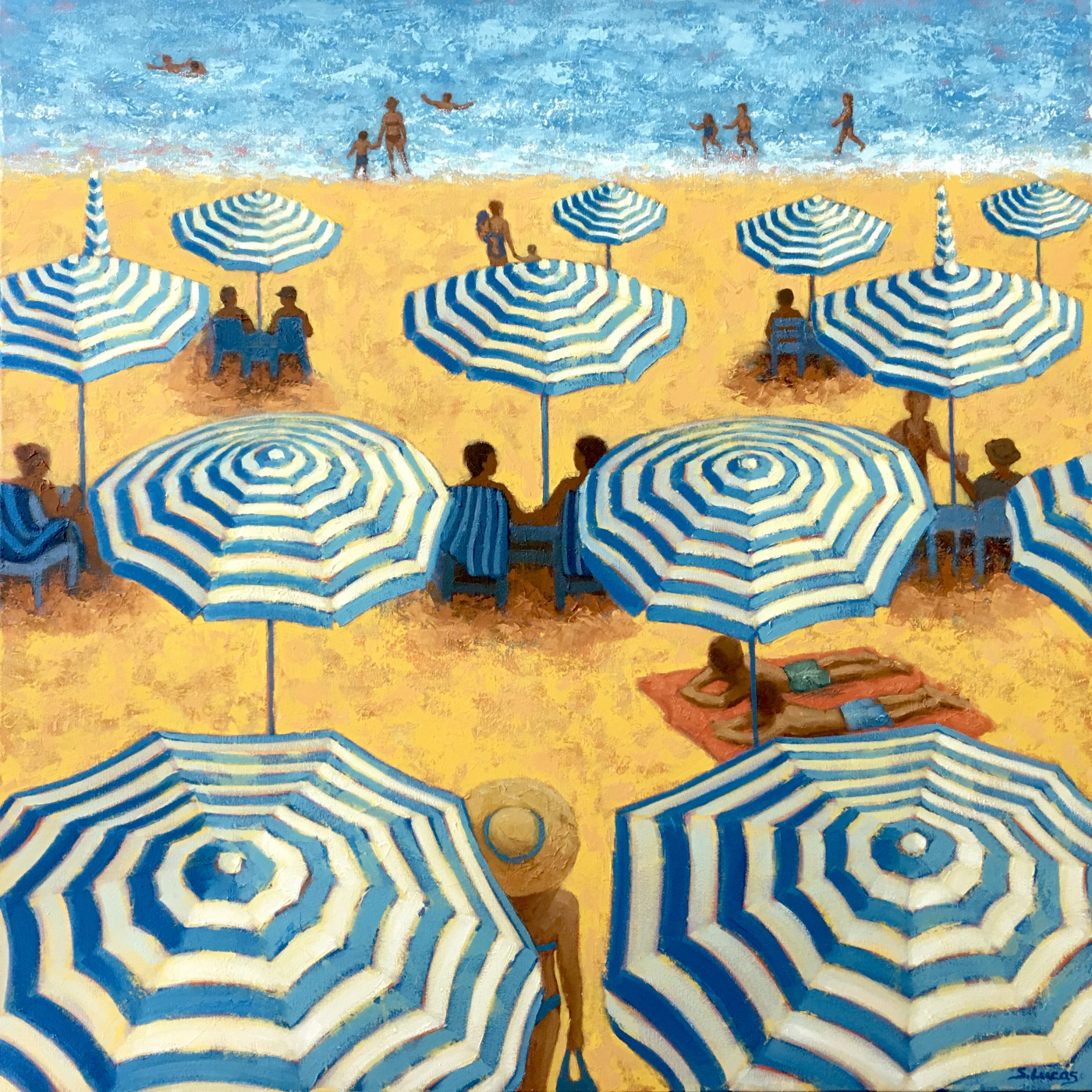 Sarah Stifler Lucas, Colors of Nice, oil