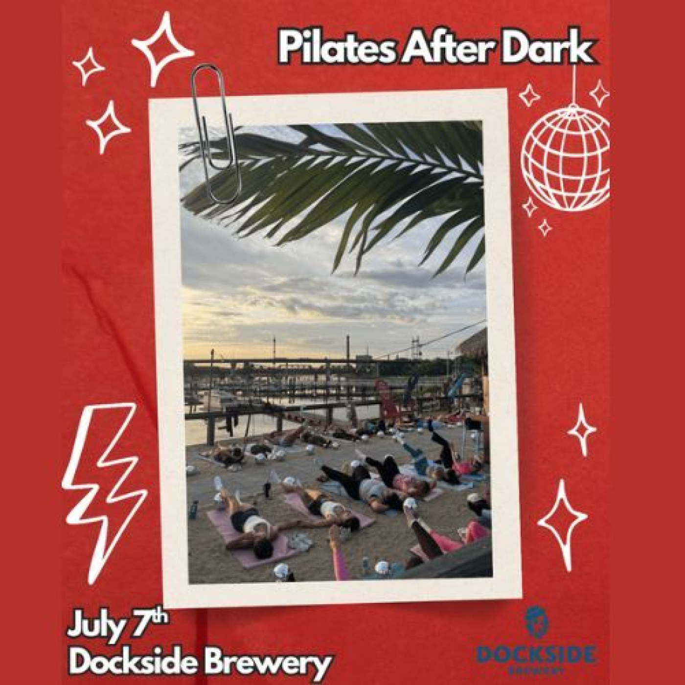 Pilates After Dark is taking over Dockside Brewing Company in Milford for an amazing workout right on the water! Think sunsets & lagers!