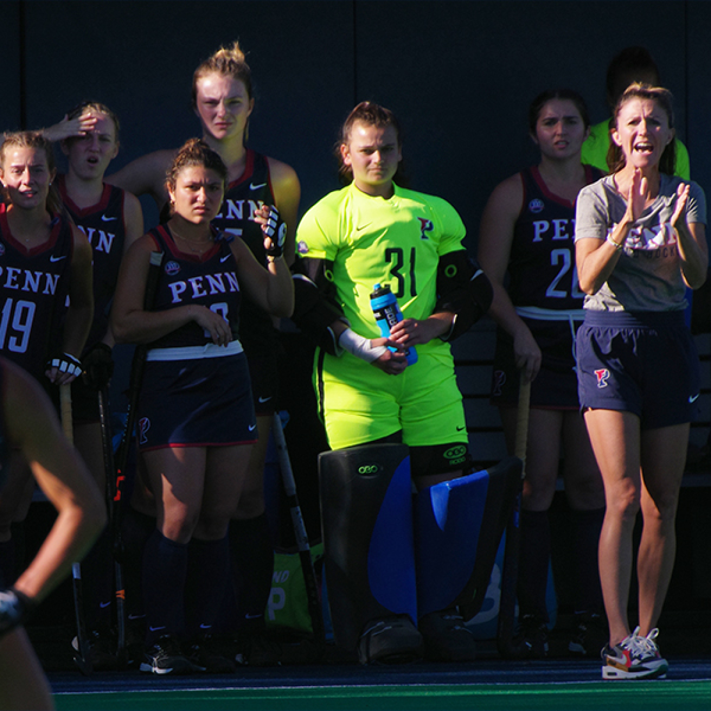Girls at Summer Field Hockey Clinic Series