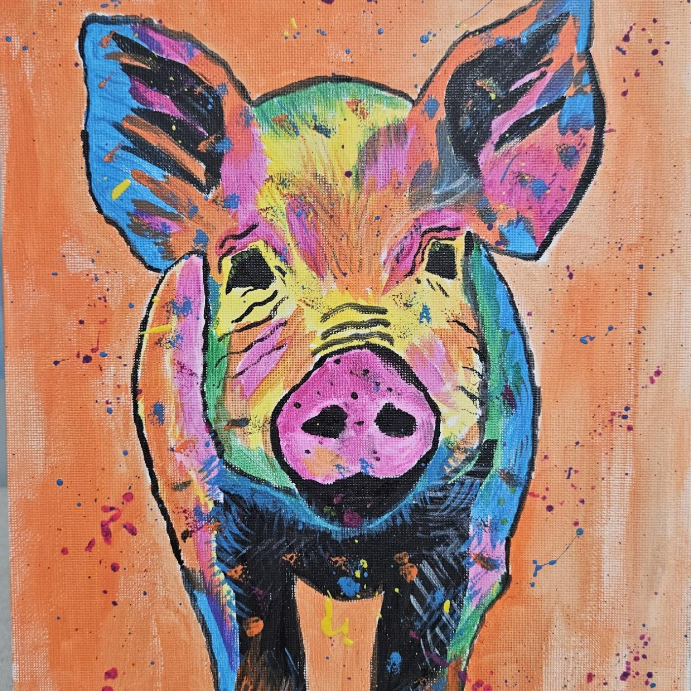Crafts with real Pigs