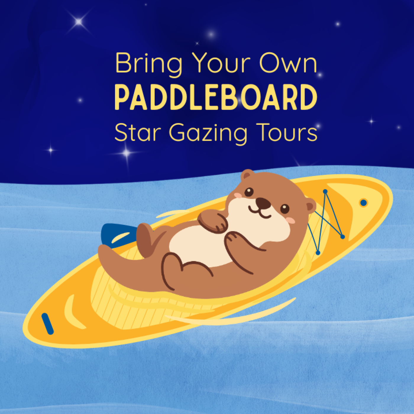 Guided Paddleboard Star Gazing Astronomy Tour