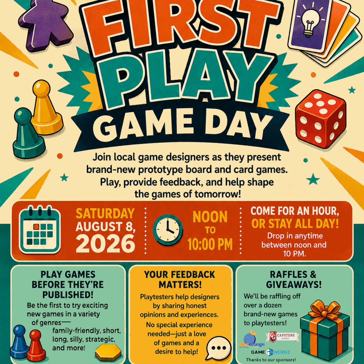 First Play Game Day (see text in post)