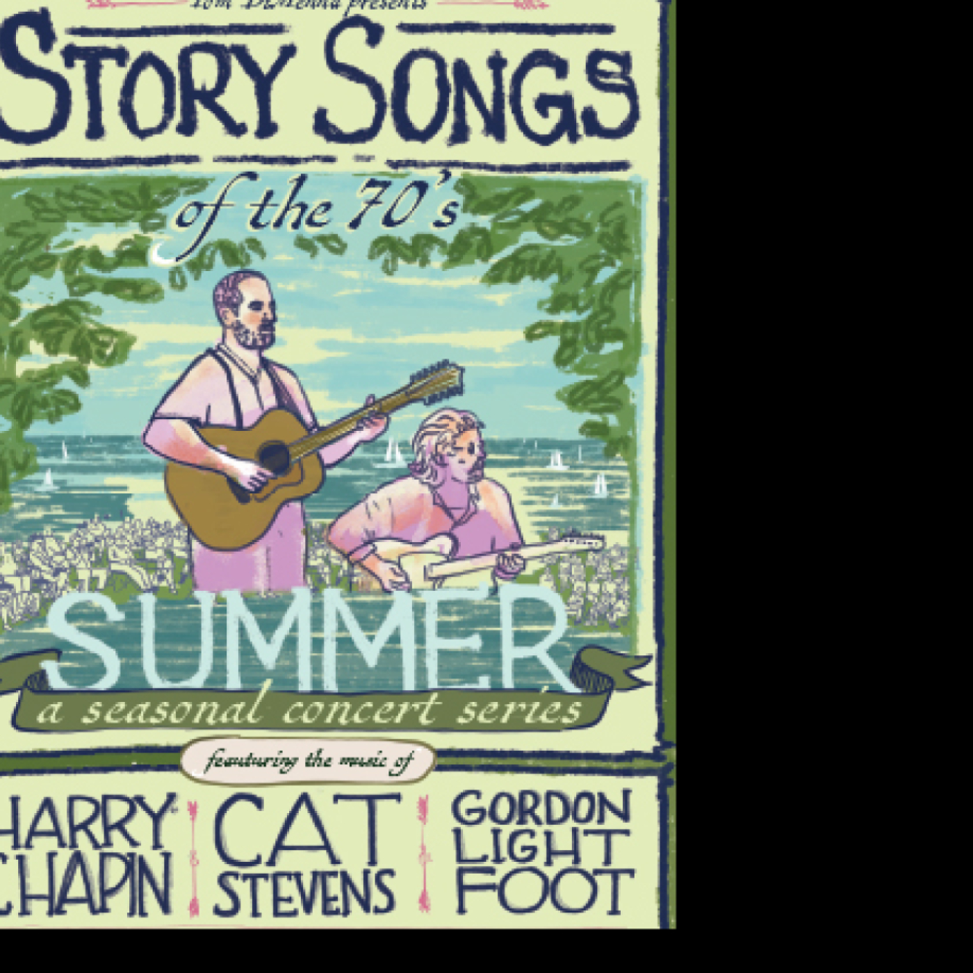 songwriters of the vinyl era — Gordon Lightfoot, Cat Stevens, and Harry Chapin