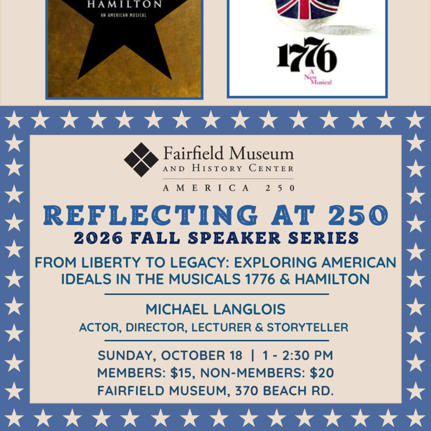 1776 and Hamilton Musicals