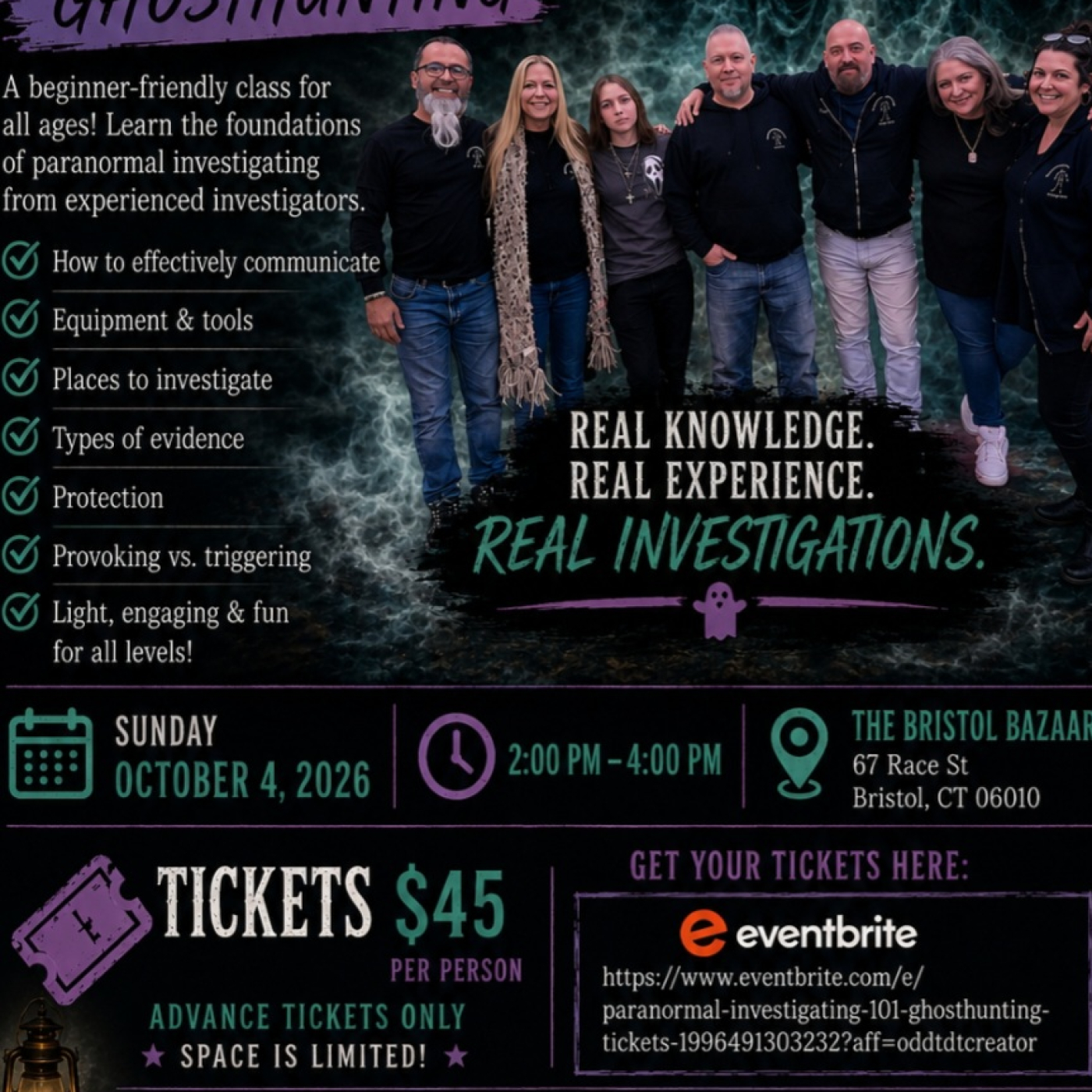 Paranormal Investigating 101/ Ghosthunting
