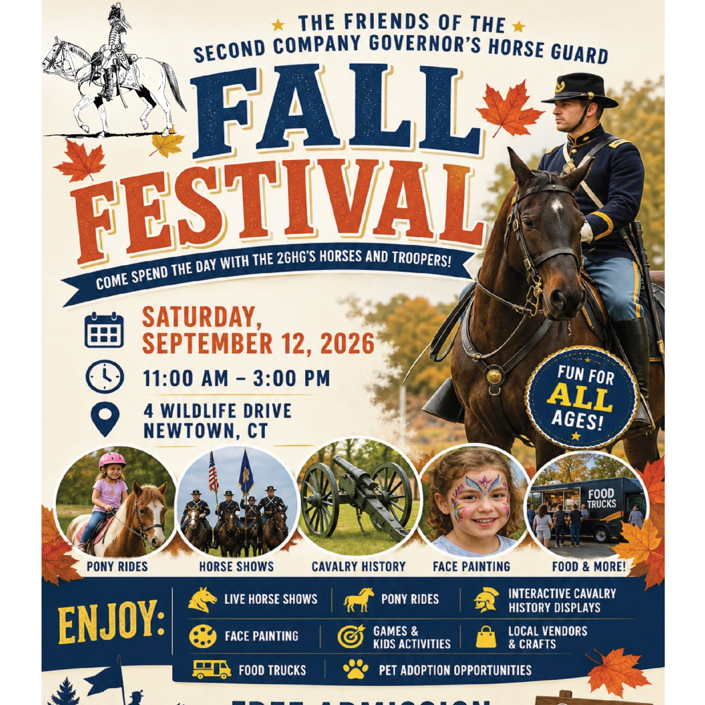 Friends of the 2nd Company Governor's Horse Guard Fall Festival