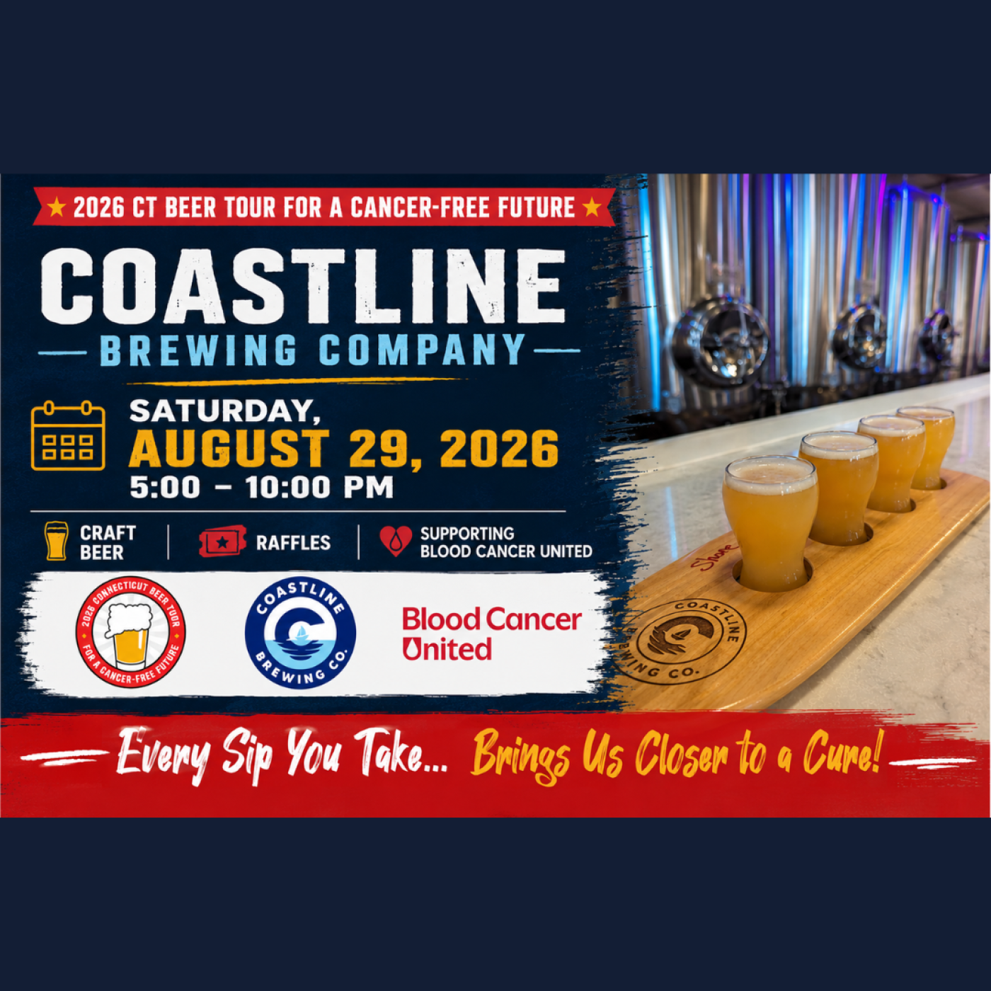 CT Beer Tour at Coastline Brewing