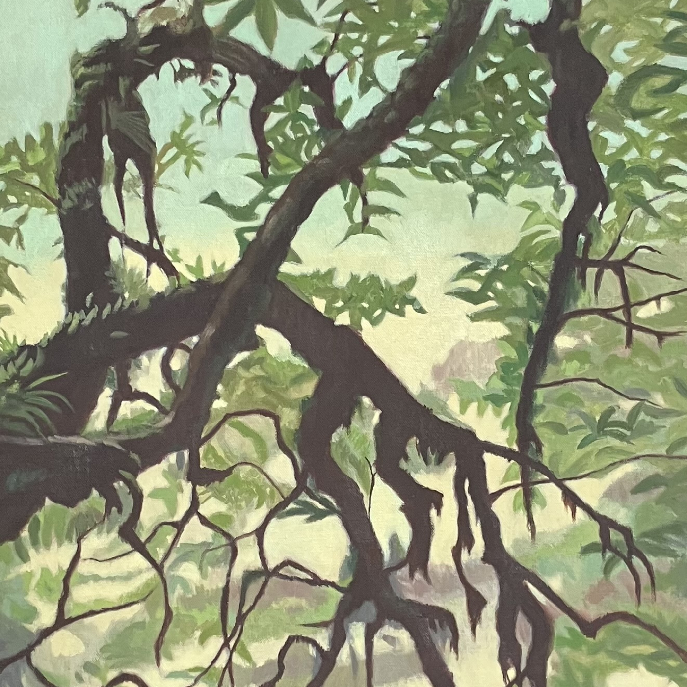 Diane Chandler, Waitomo Jungle, oil