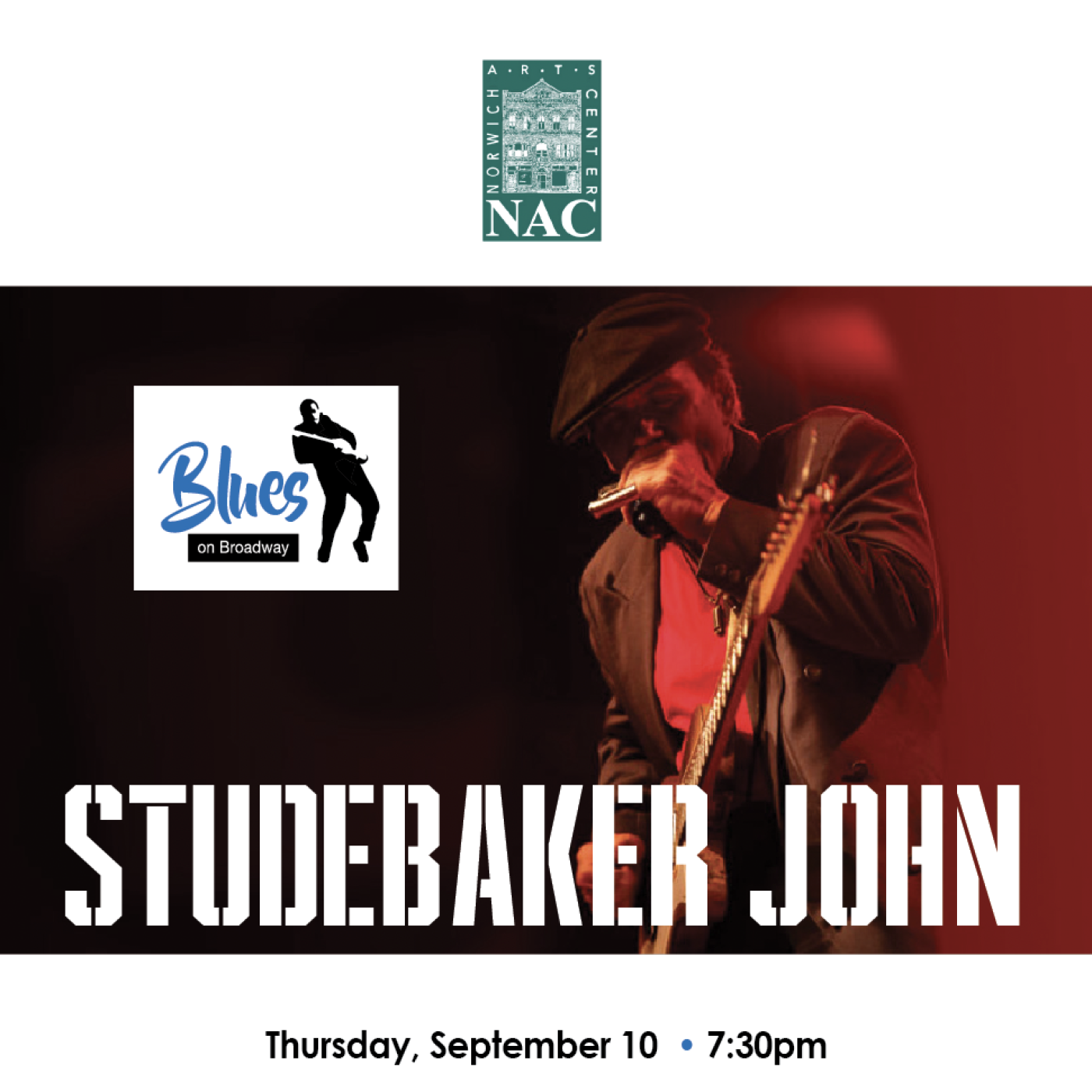 Blues on Broadway featuring STUDEBAKER JOHN
