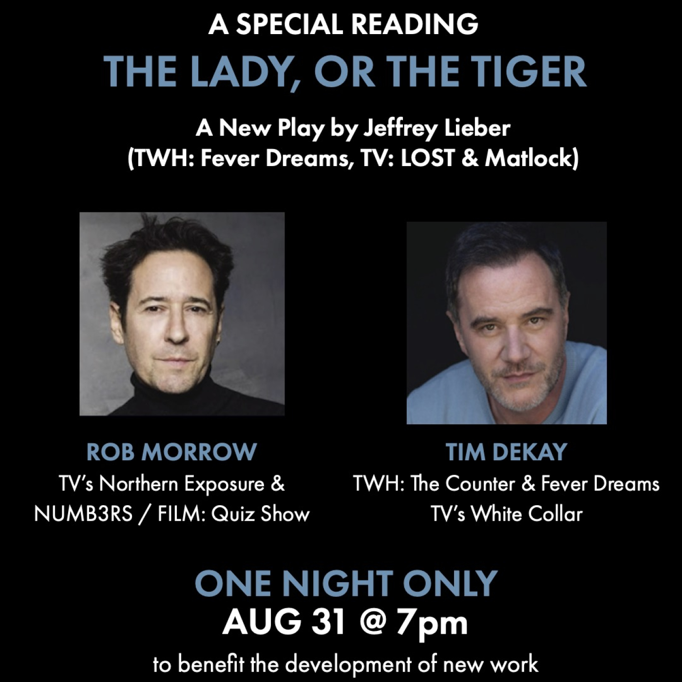Graphic for The Lady, or the Tiger event 