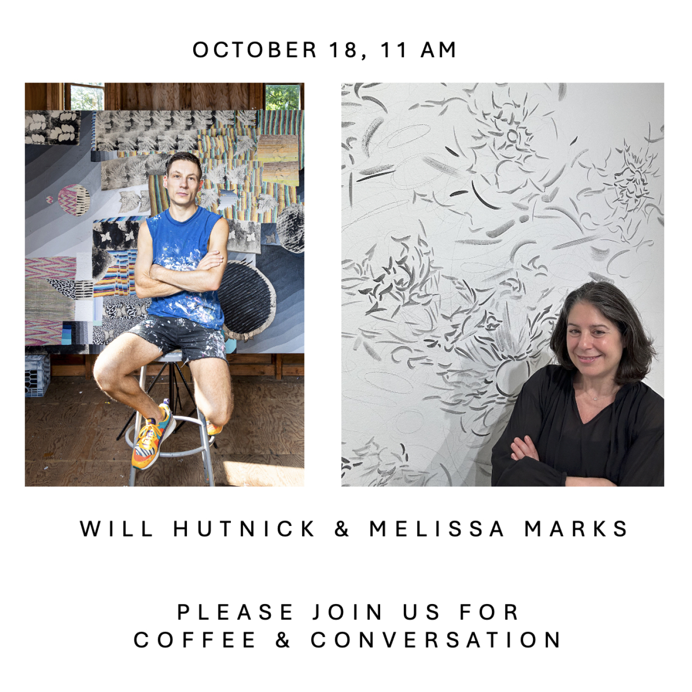 Artist Talk with Will Hutnick and Melissa Marks