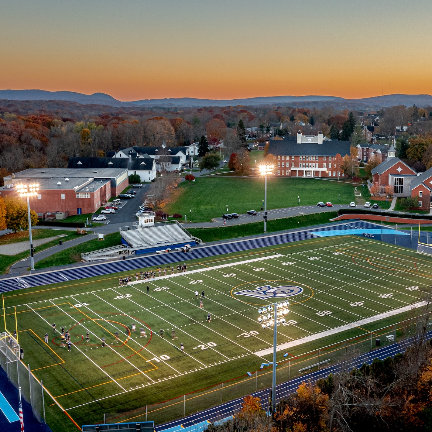 Cheshire Academy campus aerial view