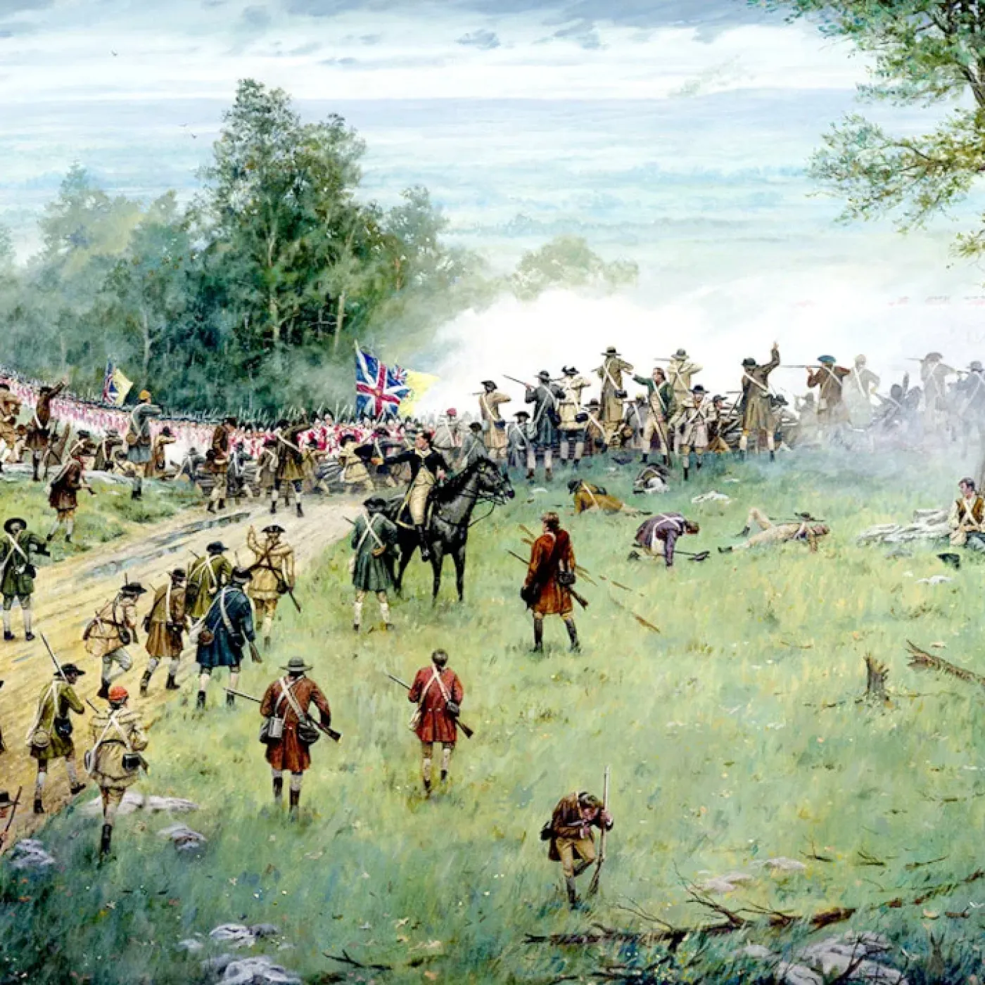 Scenery of a battle 