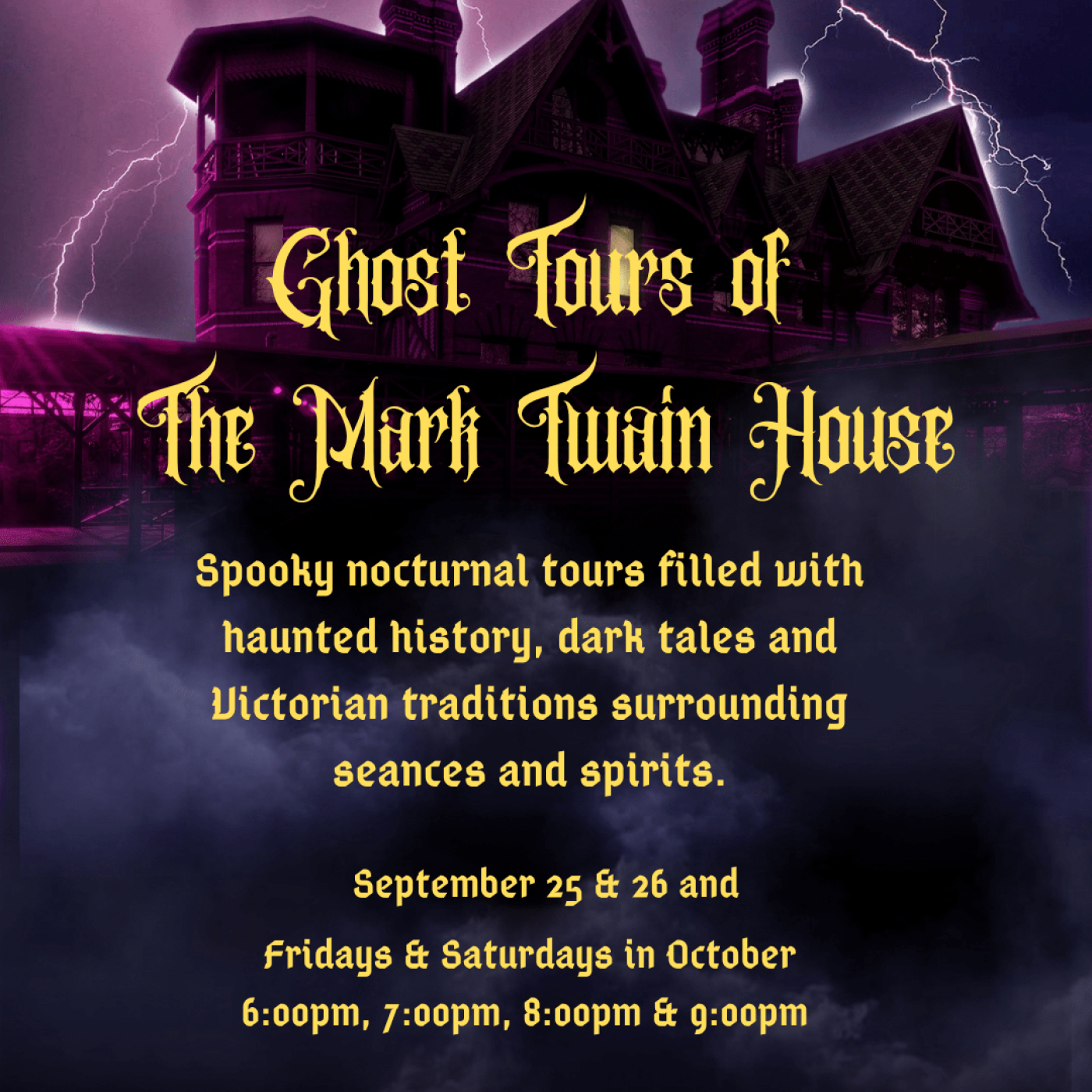 Ghost Tours at the Mark Twain House
