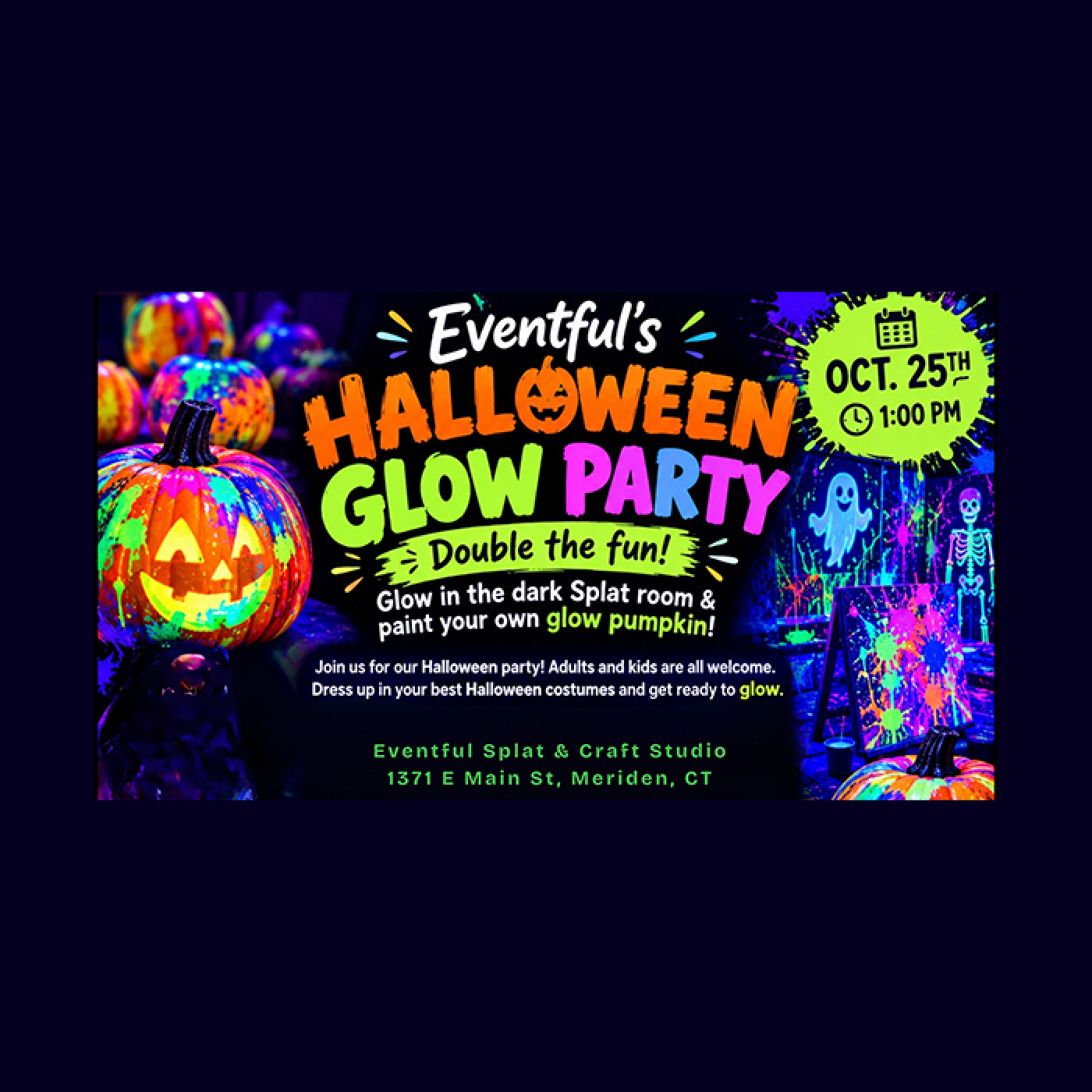 Halloween craft & Splat Party