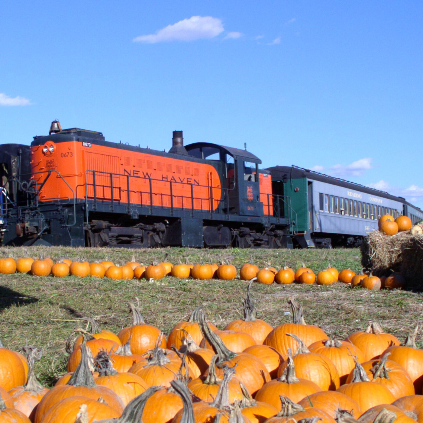 "Husking Bee" train at the Pumpkin Patch