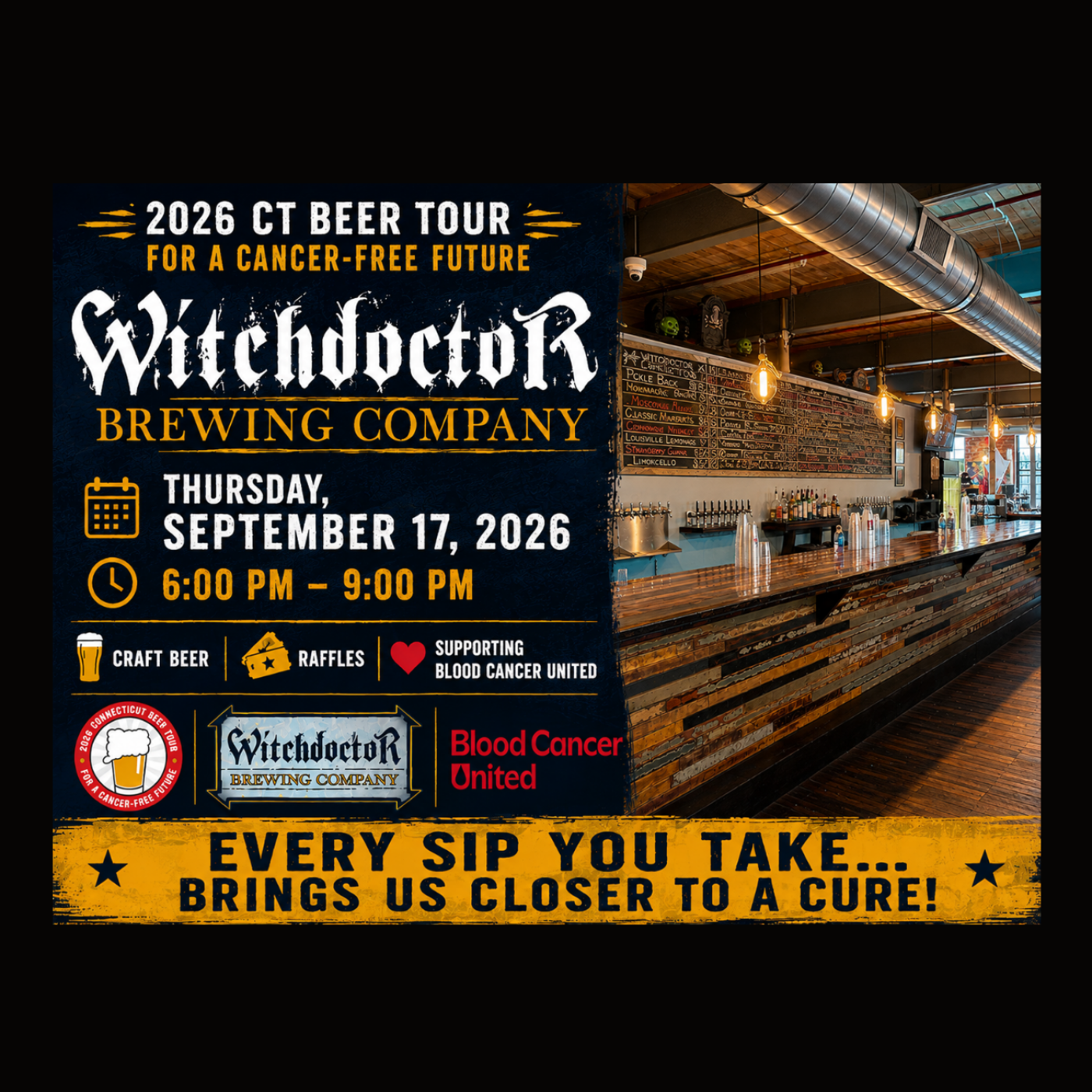 CT Beer Tour at Witchdoctor Brewing Company