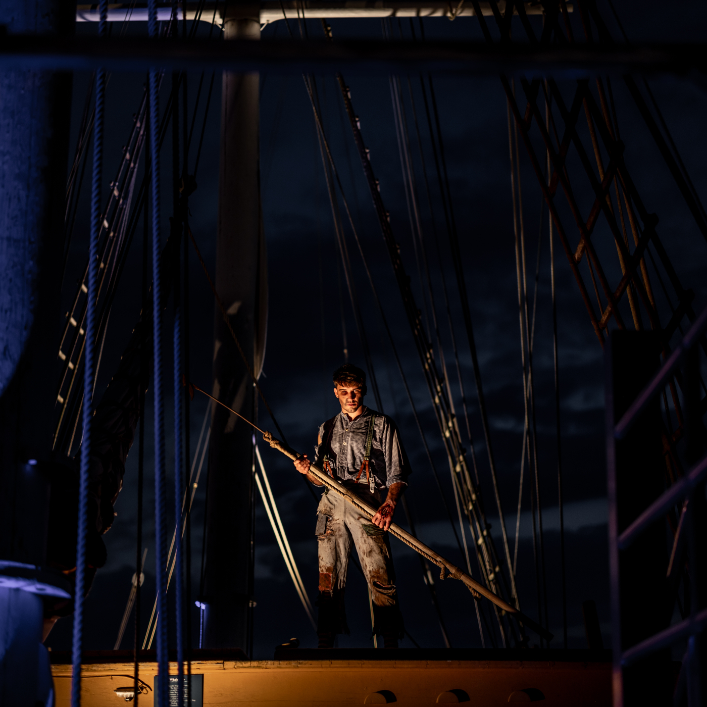 Ghost Whaler on the CHARLES W. MORGAN