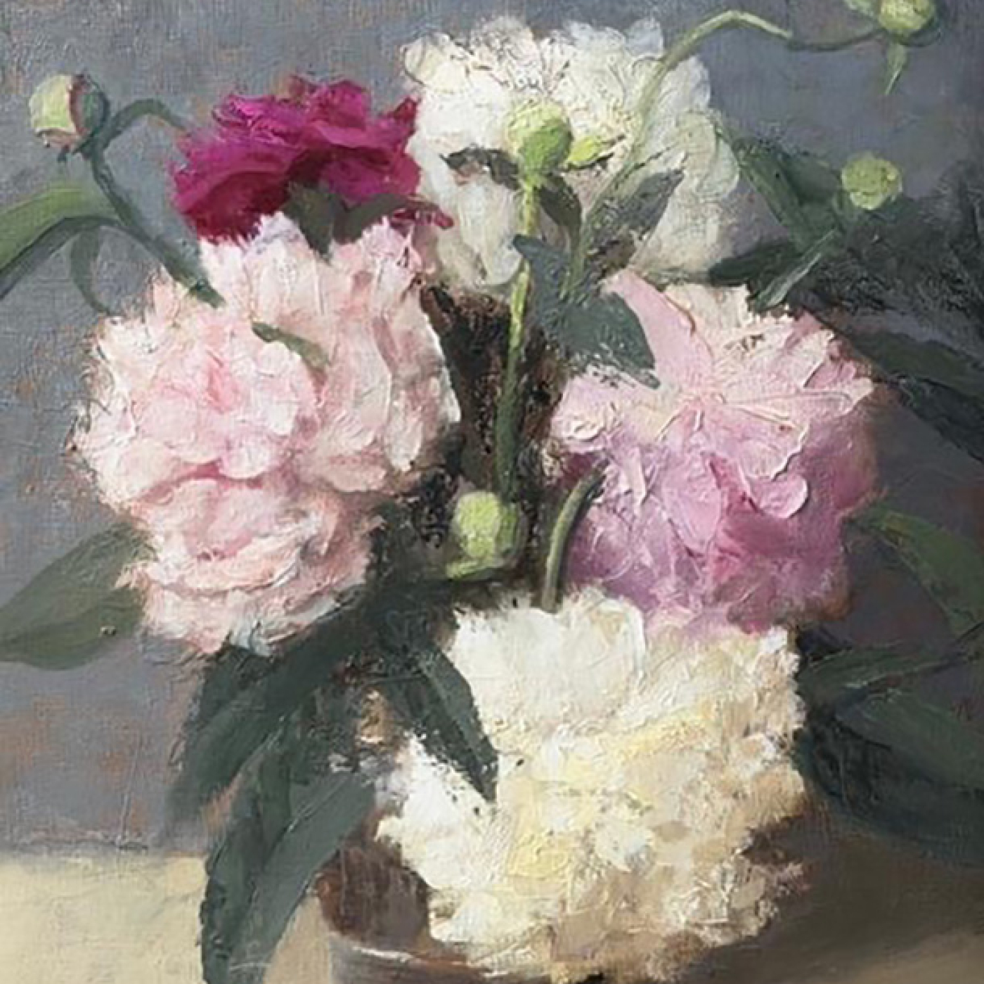 Peony Family by Judith Pond Kudlow