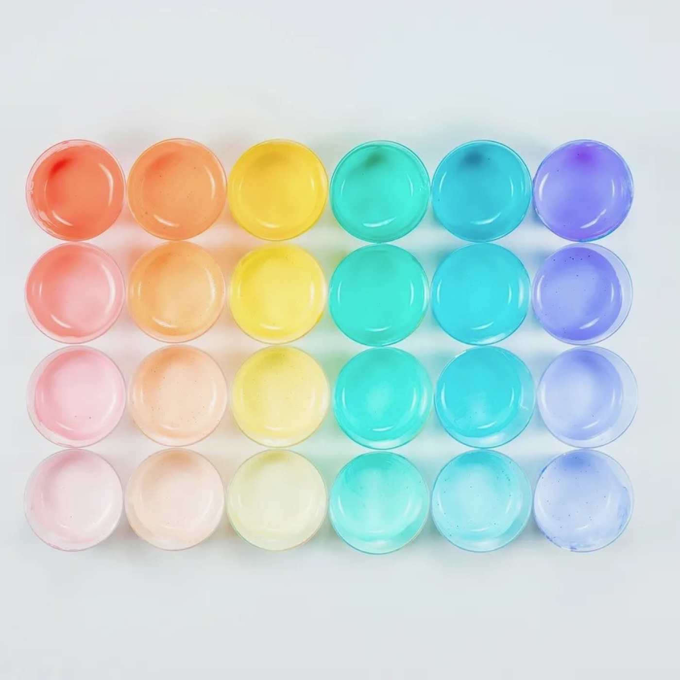 colored cups