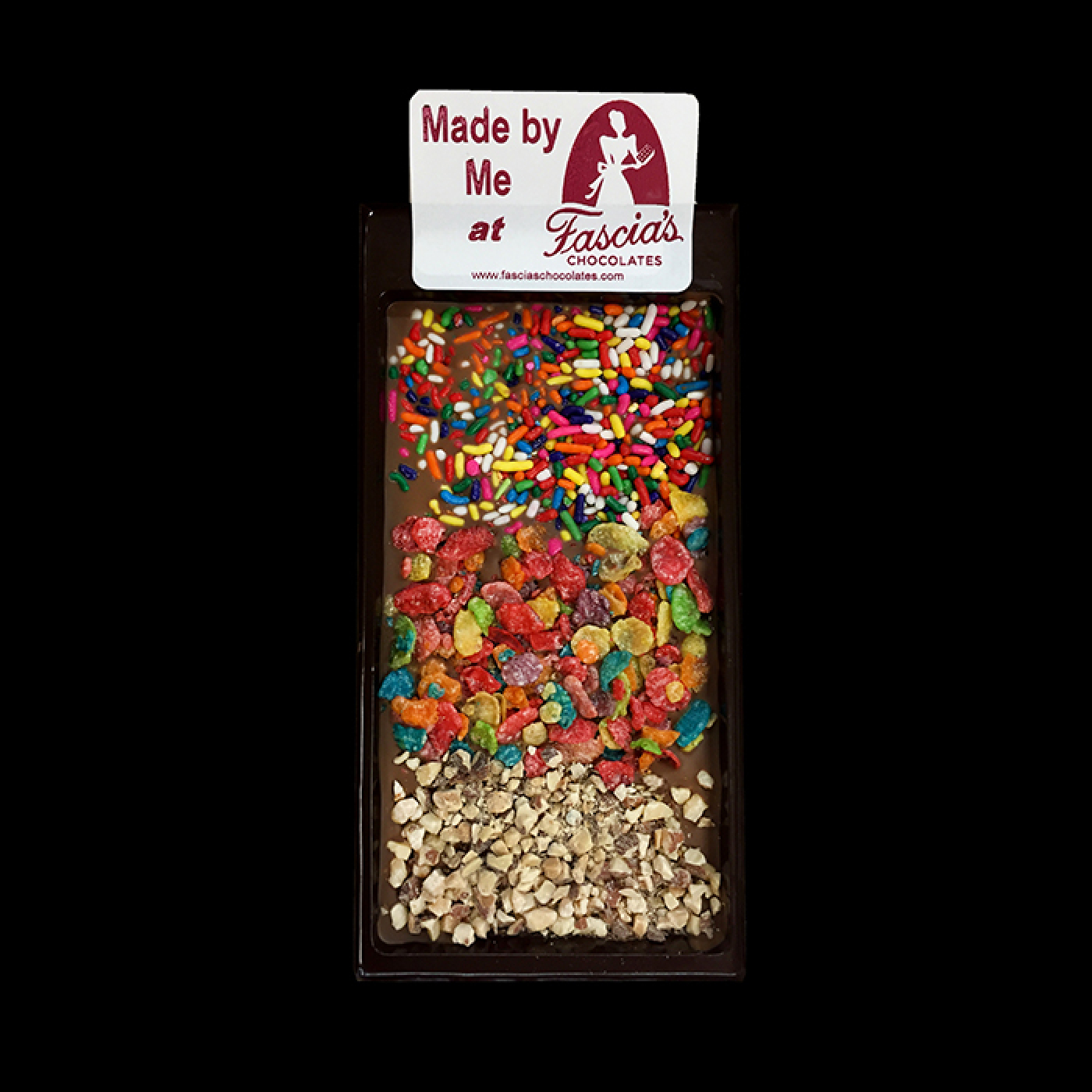 Milk Chocolate Bar that can be made by you at Fascia's