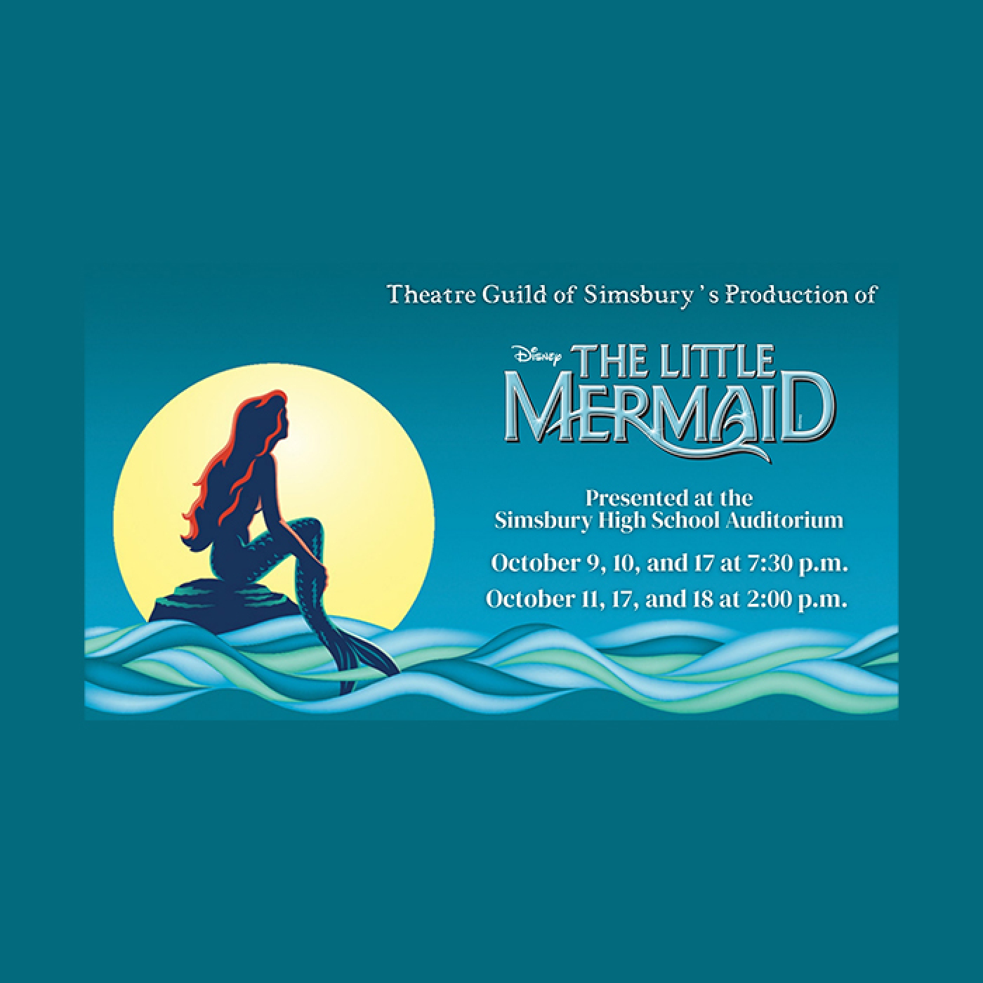 TGS Presents Disney's "The Little Mermaid," October 9 - 18