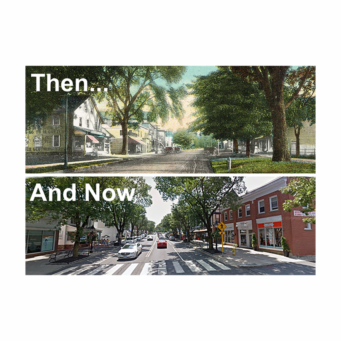 Ridgefield Then and Now 