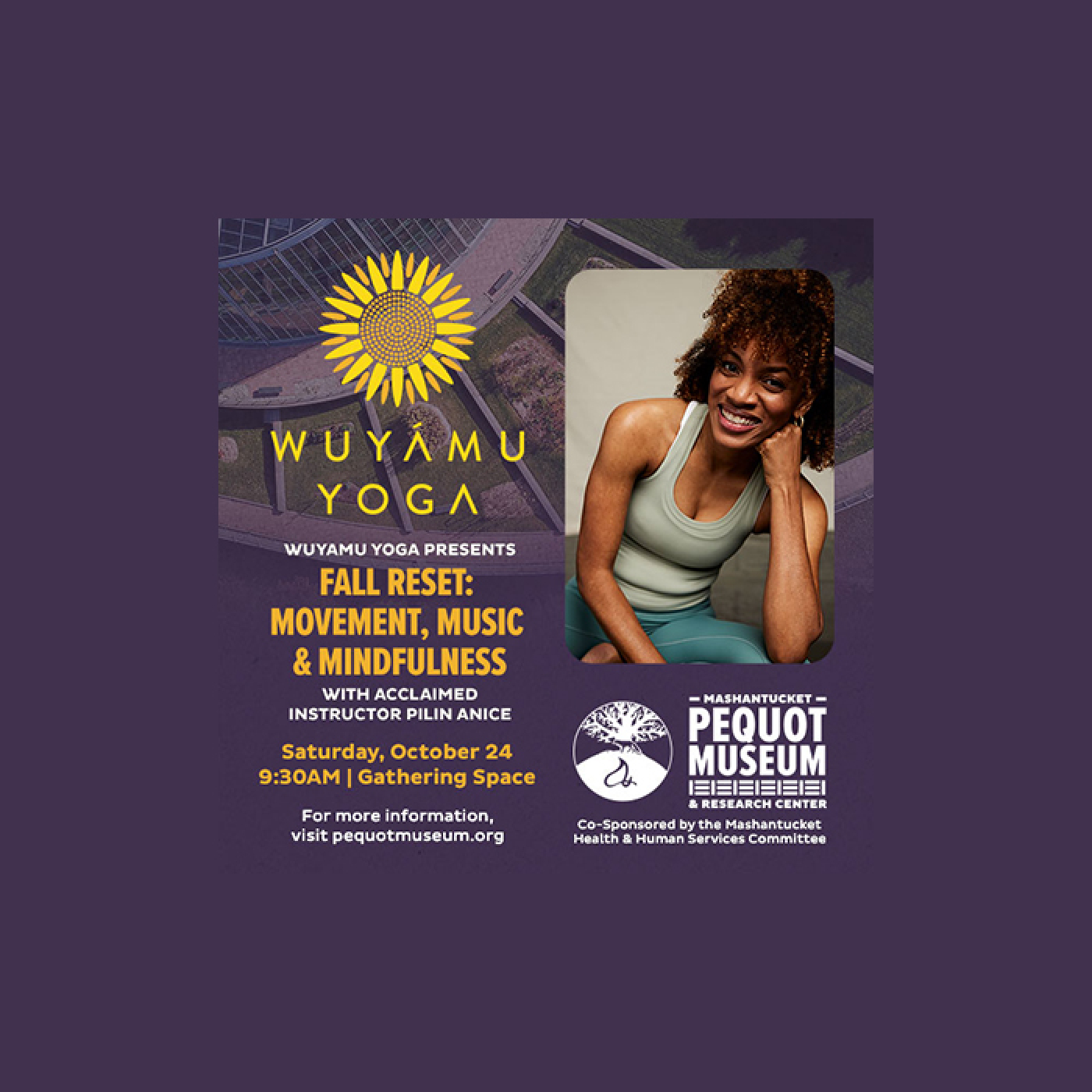 Wuyamu Yoga at the Pequot Museum
