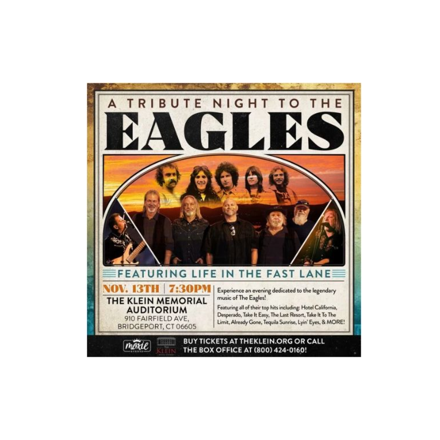 A Tribute Night To The Eagles flyer