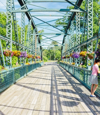 Old Drake Hill Flower Bridge