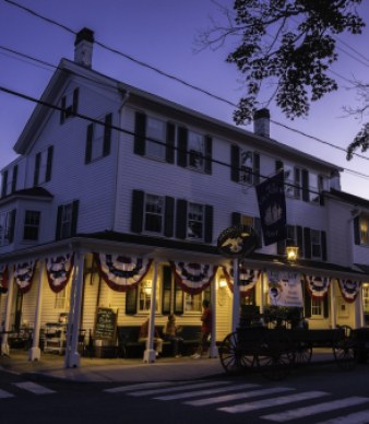 The exterior of the Griswold Inn in Essex 