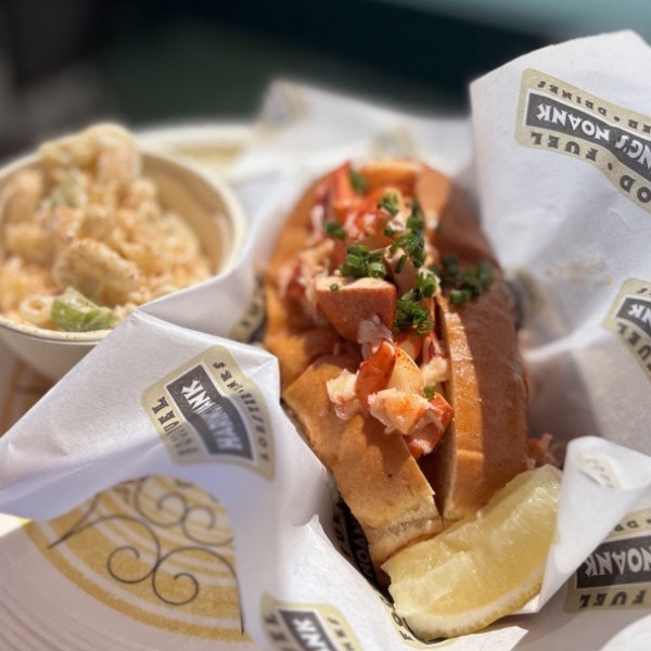 Lobster roll from Haring's in Noank